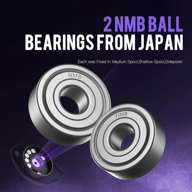 Baitcasting Fishing Reel - 7.1:1/8.1:1 High-Speed Gear Ratio, 20LB Carbon Drag, 30Levels Magnet Braking System, Low Profile Design with Dual spools for Freshwater/Saltwater Fishing