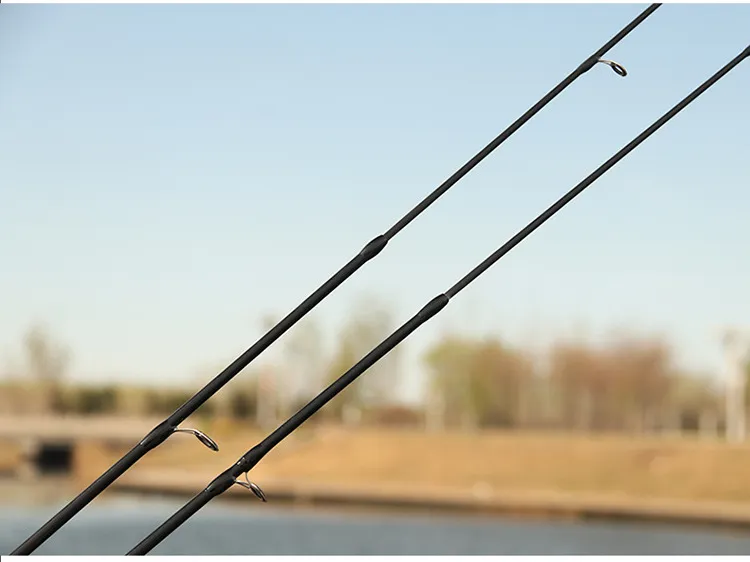 Spining Fishing Rods – 2-Piece Carbon Fiber Rod, Medium Heavy Power Extra Fast Action, Premium Cork Handle, Ceramic Guides – Precision Rod for Bass & Lure Fishing