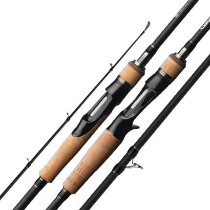 High-Density Carbon Fiber Fishing Rod, 3 Sections, Ultra Fast Action, Medium Hardness, for Carp, Trout, Fly, Lure Fishing, Saltwater & Freshwater