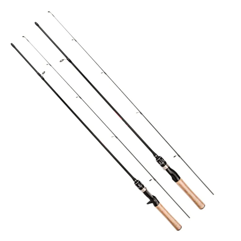 Spining Fishing Rods – 2-Piece Carbon Fiber Rod, Medium Heavy Power Extra Fast Action, Premium Cork Handle, Ceramic Guides – Precision Rod for Bass & Lure Fishing