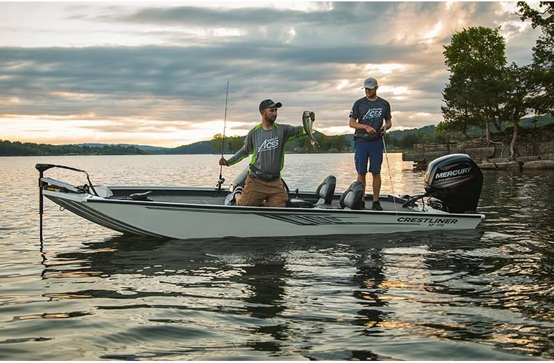 Small boat fishing uses special fishing rods