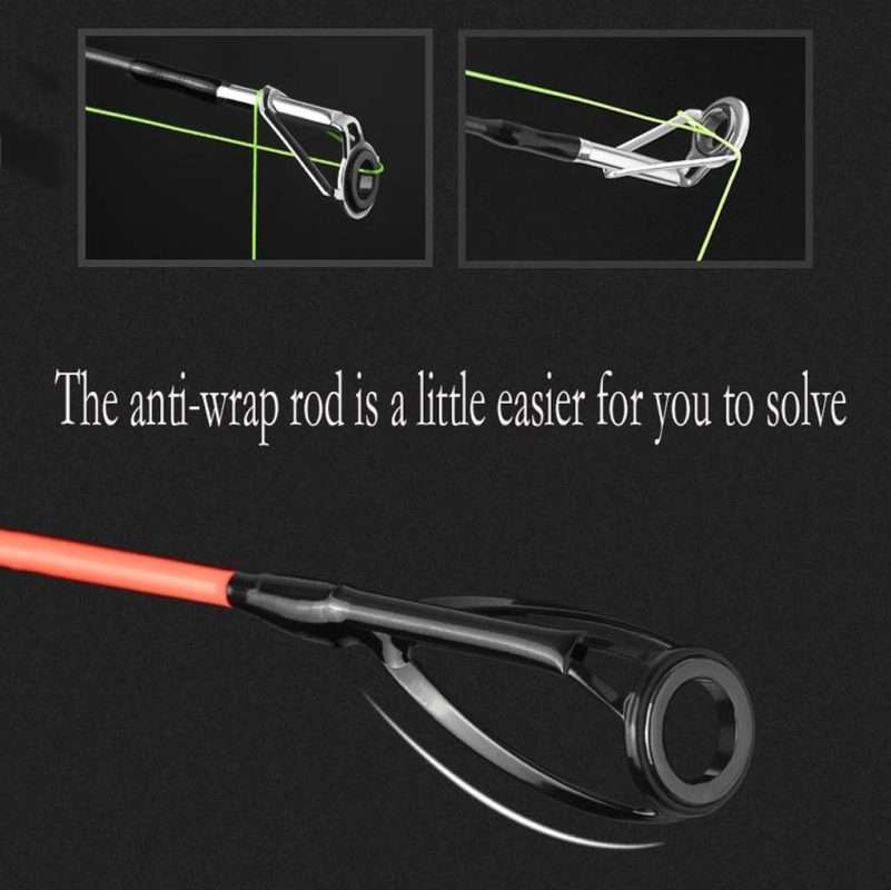 OCEANUS Telescopic Fishing Rod - Wrap Fishing Rod Guides – Effortless Line Management